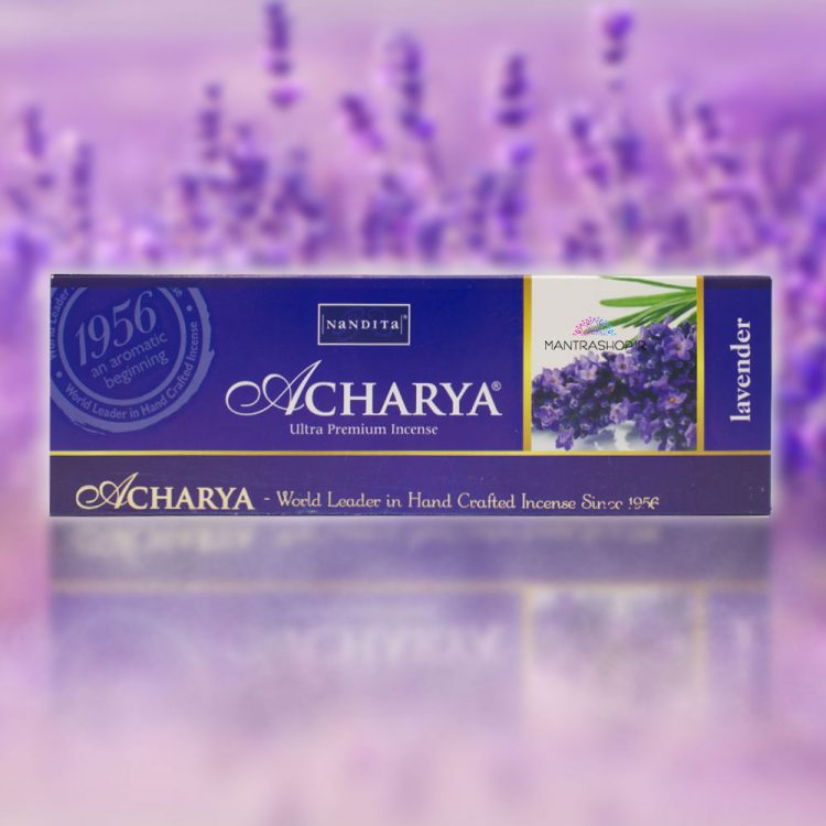 عود دست ساز هندی آچاریا لوندر Lavender (اسطوخودوس) 