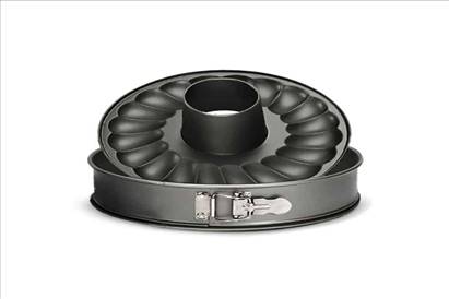 قالب کمربندی کیک گرد مدل شیفون دار ikia