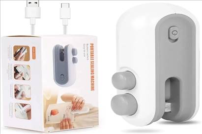 دستگاه پلمپ کاتردار شارژی مینی پرس دستی حرارتی کوچک