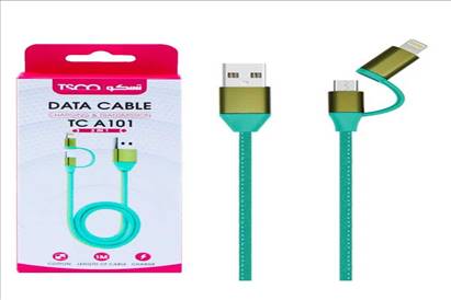 کابل شارژ دو سرMICROLIGHTNING برند TSCO مدلTC A101
