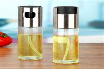 ظرف اسپری روغن شیشه ای