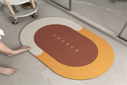 پادری سیلیکونی حمام دستشویی بزرگ بیضی نمگیر